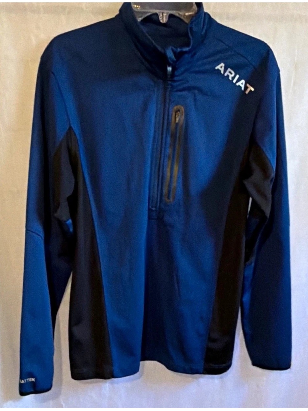 Ariat AriatTEK Women's S Blue Quarter Zip Equestrian Jacket Poly/Spandex